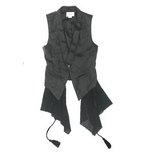 DEAR: crochet tassel vest